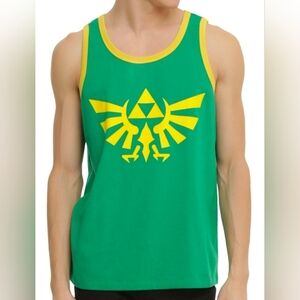 NINTENDO Legendary Green and Yellow Tank Top SIZE XLARGE MAYBE SEE MEASUREMENTS!